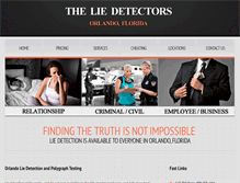Tablet Screenshot of orlandopolygraph.com